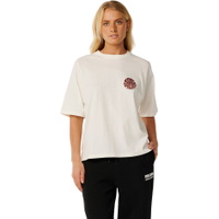 Womens Hibiscus Archive Boxy Tee